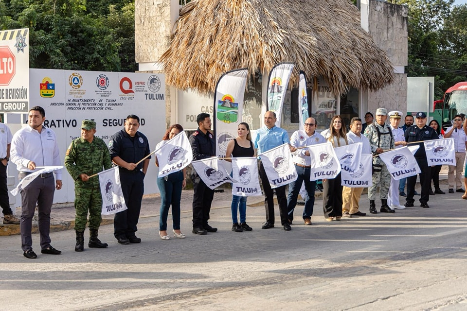 Tulum pone en marcha el Operativo de Seguridad Guadalupe Reyes 2023-2024