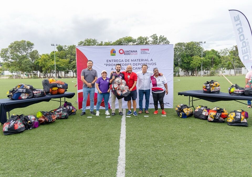 CODEQ y Ayuntamiento de Tulum dignifican las escuelas Deportivas