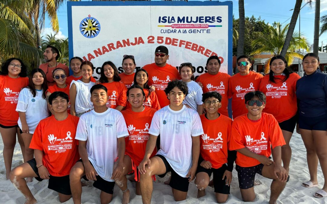Gobierno de Isla Mujeres promueve a través del deporte la no violencia contra las mujeres