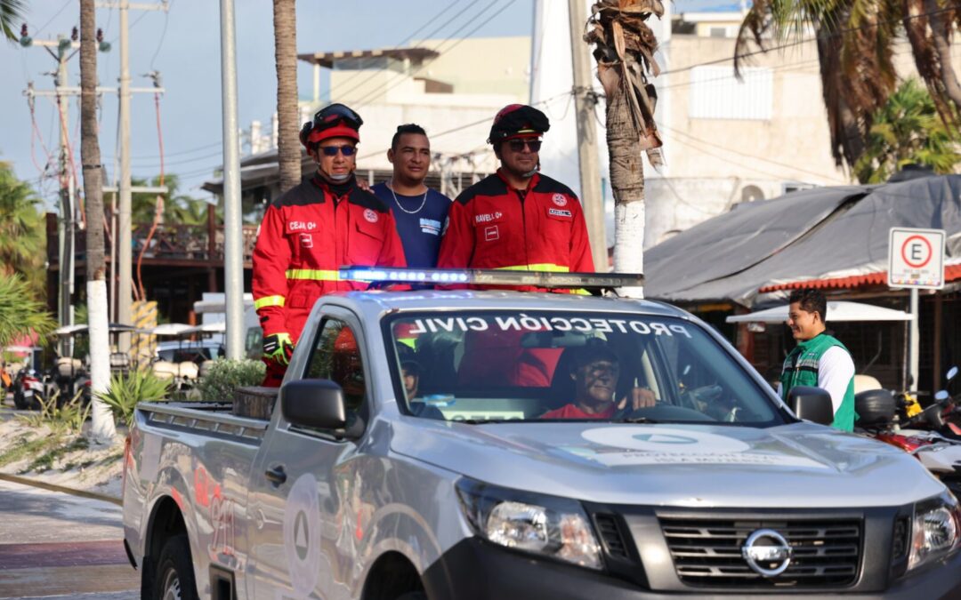 BANDERAZO DEL OPERTIVO VACACIONAL DE SEMANA SANTA