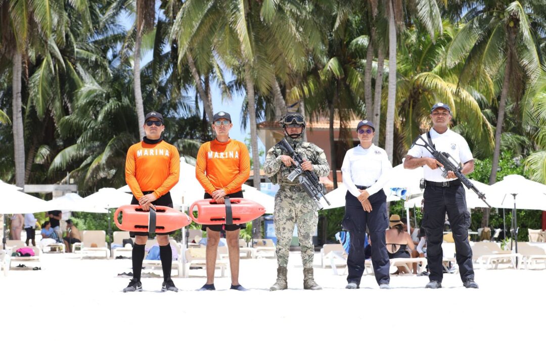 Gobierno Municipal refuerza el Operativo Vacacional de Verano en Isla Mujeres