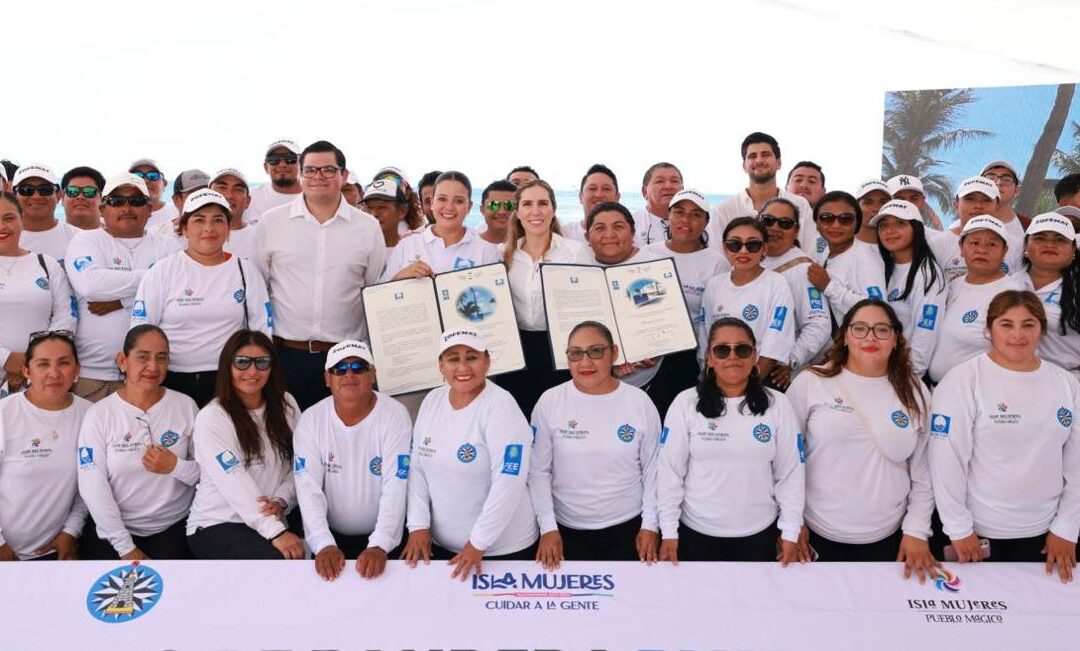 Playas de Isla Mujeres refrendan por tercer año consecutivo el distintivo Blue Flag