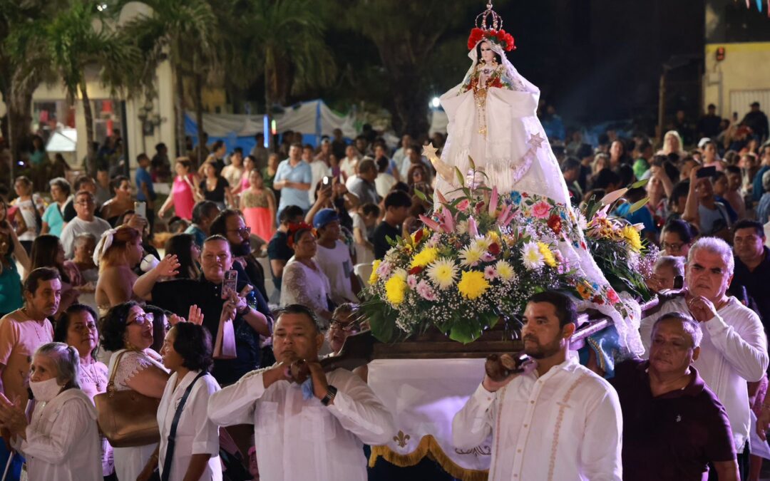 Inician las Fiestas Patronales en honor a la Virgen de la Asunción en Isla Mujeres