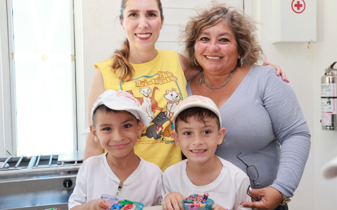 Atenea Gómez Ricalde apoya a estudiantes de Isla Mujeres a través de la iniciativa Transformando la Educación