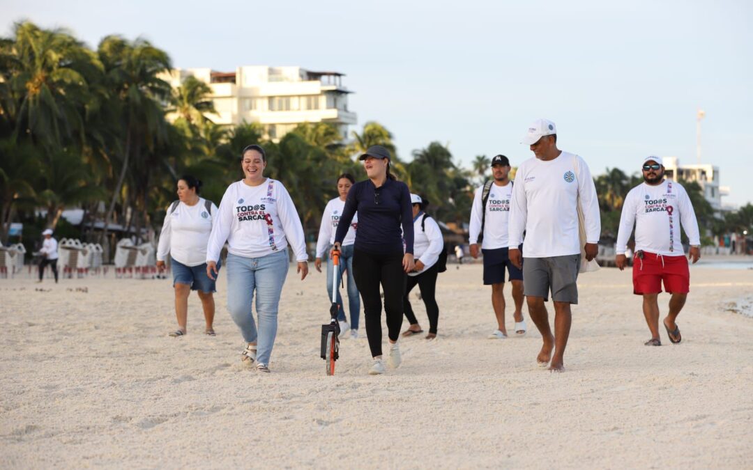 Verifican playas de Isla Mujeres para refrendar el Distintivo Playas Platino