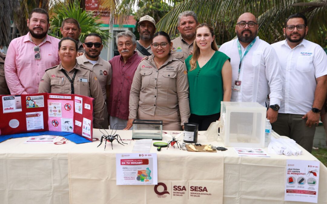 Atenea Gómez Ricalde da banderazo de la 2da. Jornada Nacional de Lucha Contra el Dengue