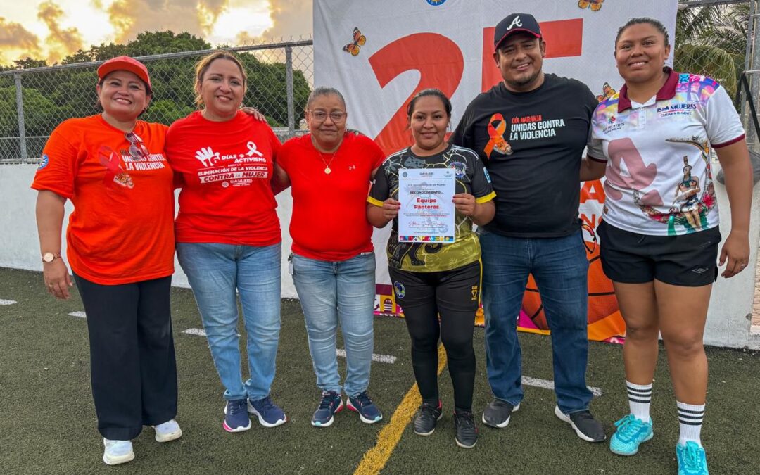 Gobierno de Isla Mujeres organiza actividad deportiva para fomentar la no violencia contra las mujeres