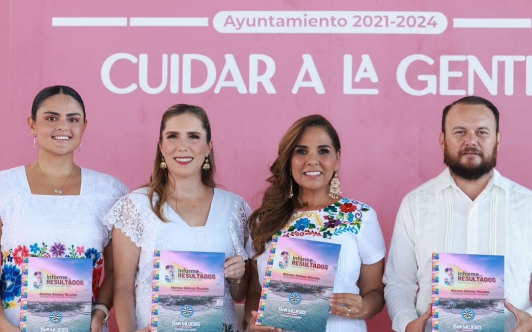 Atenea Gómez Ricalde rinde su Tercer Informe de Resultados