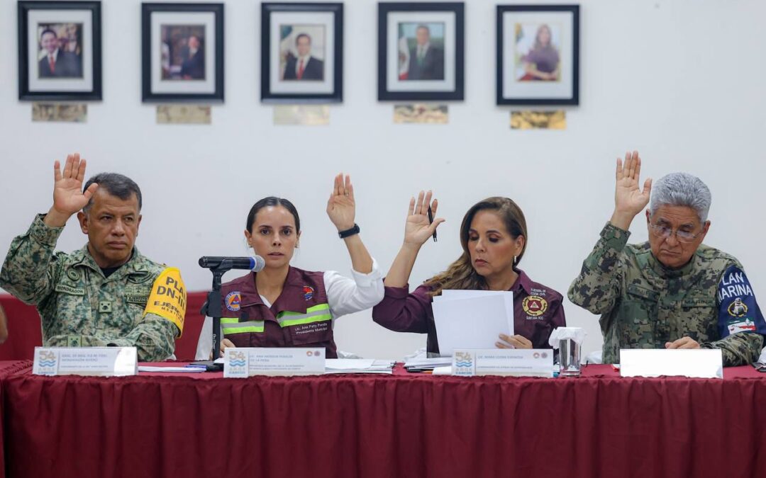 ALISTA ANA PATY PERALTA PREPARATIVOS ANTE TORMENTA TROPICAL “HELENE”