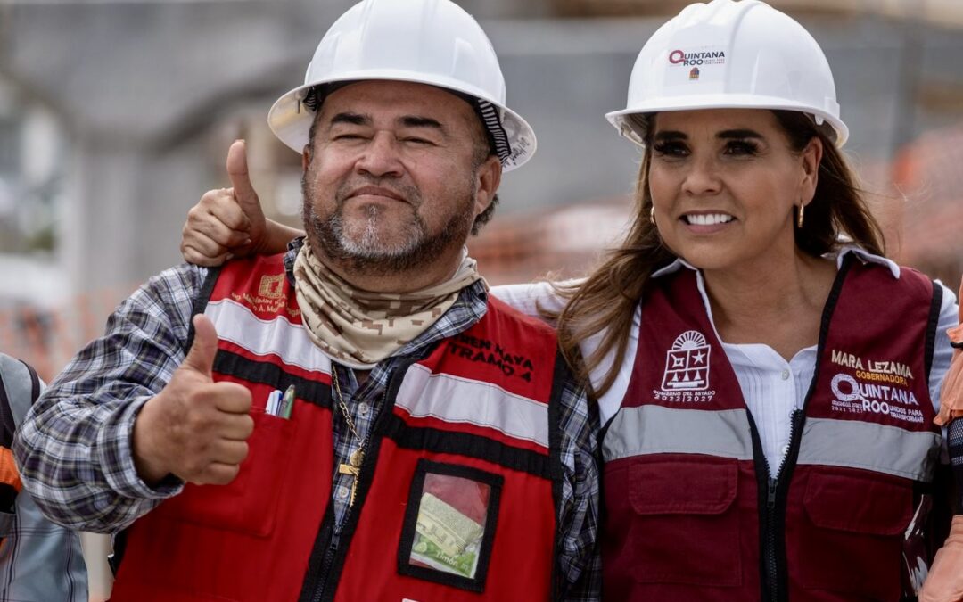 Mara Lezama impulsa movilidad sustentable con proyectos clave en Cancún, como el puente Nichupté y la avenida Huayacán