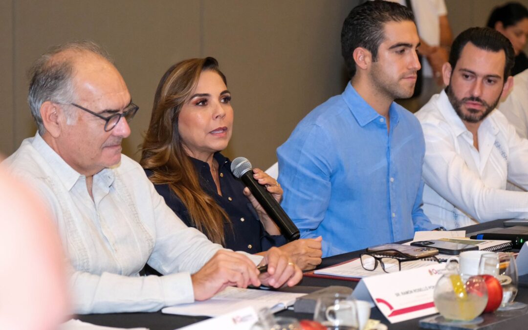 Hoteleros reconocen capacidad de gestión y compromiso de Mara Lezama para el Corredor Turístico Cancún-Costa Mujeres ante Claudia Sheinbaum, primera mujer presidenta de México