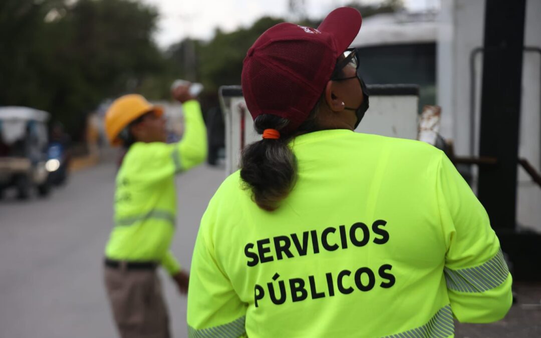 Gobierno Municipal de Isla Mujeres atiende reportes de servicios públicos