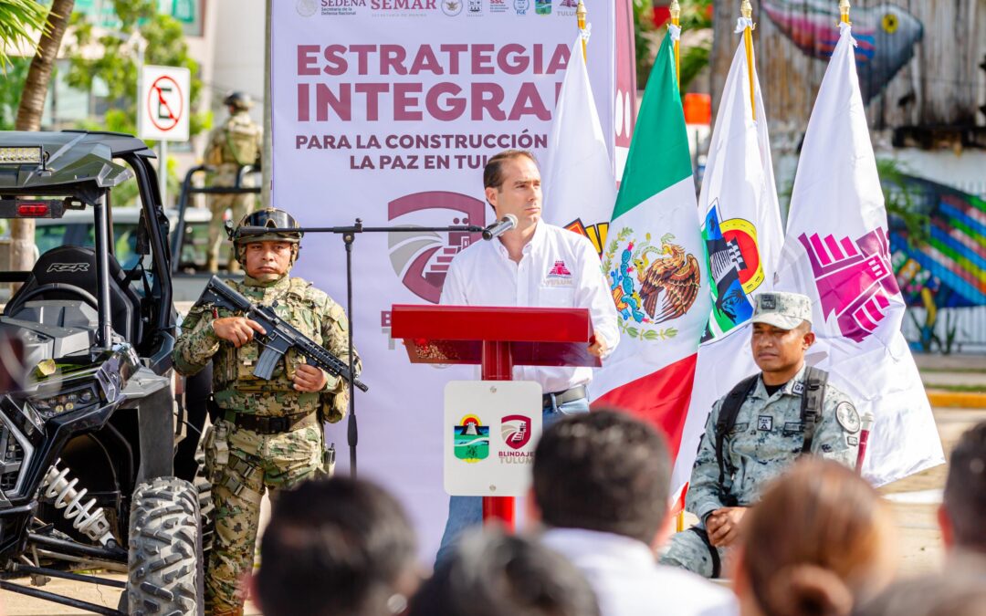 Diego Castañón activa la estrategia integral para la construcción de la paz “Blindaje Tulum”