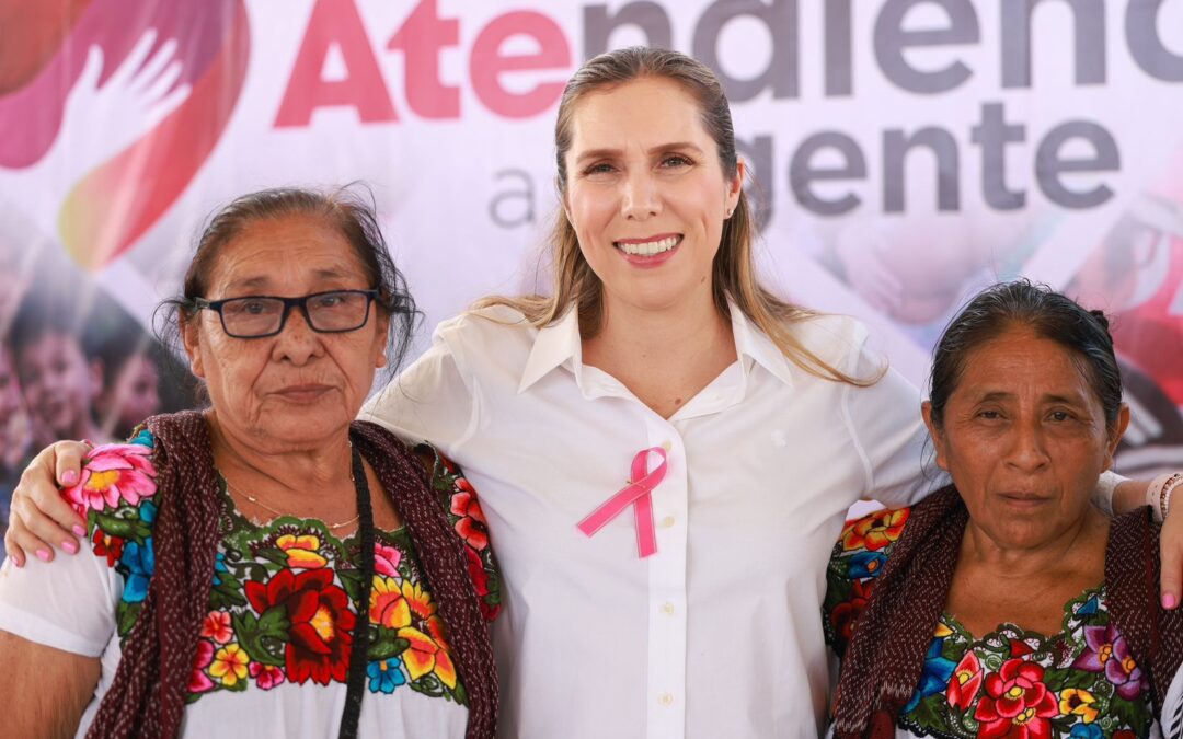 Atenea Gómez Ricalde arranca programa ‘Atendiendo a la Gente’ en la Zona Continental