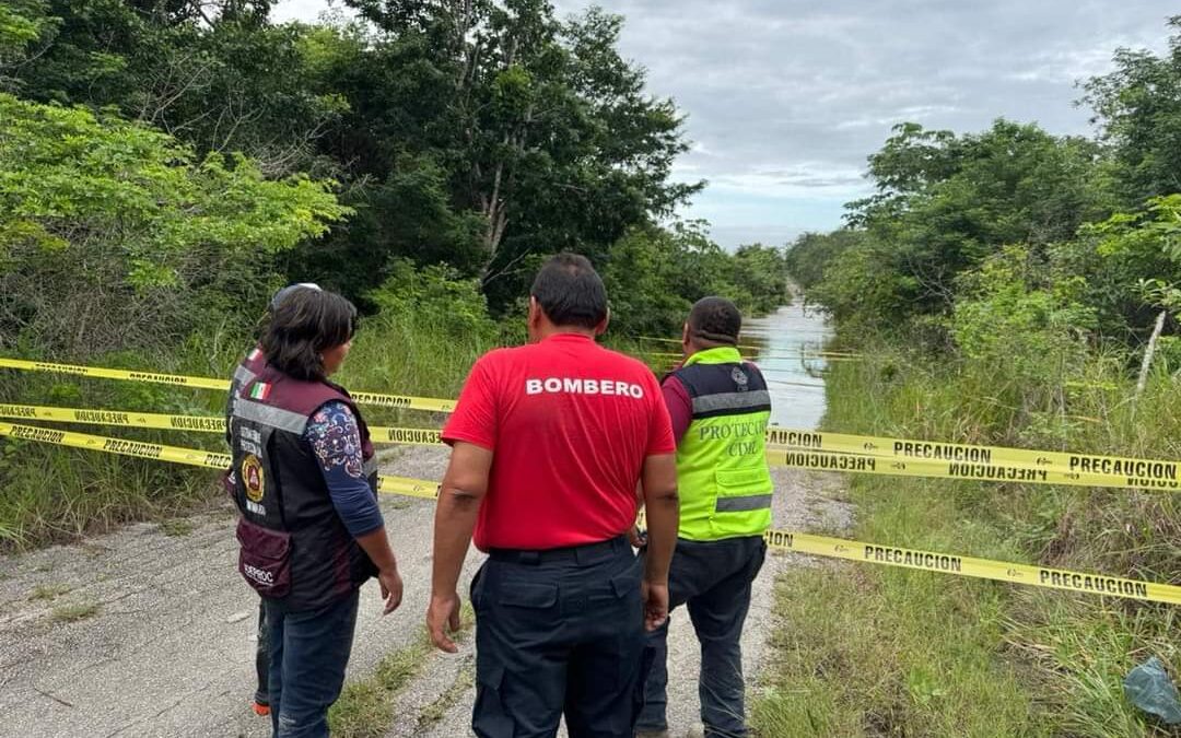 Atienden afectaciones en comunidades othonenses tras el paso de “Nadine”