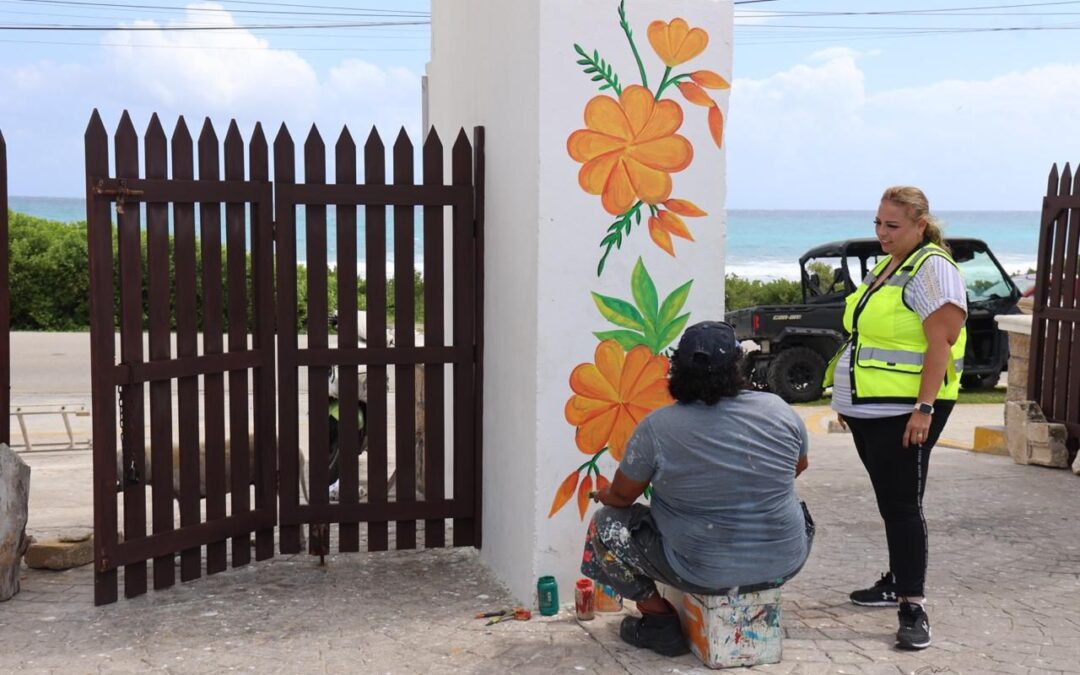 Dan manita de gato a panteones de Isla Mujeres