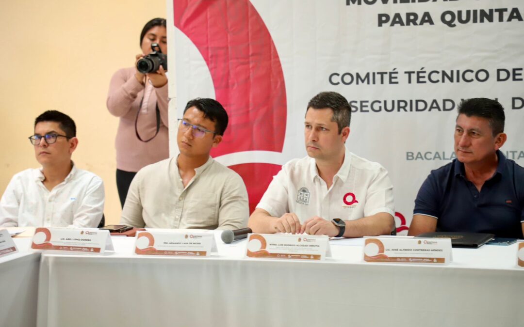 IMOVEQROO instala el Comité Técnico de Movilidad y Seguridad Vial en Bacalar