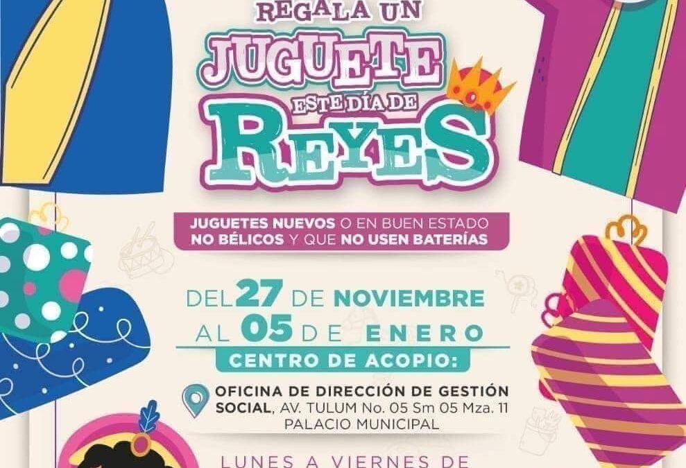 INVITAN A DONAR JUGUETES PARA NIÑAS Y NIÑOS DE BENITO JUÁREZ