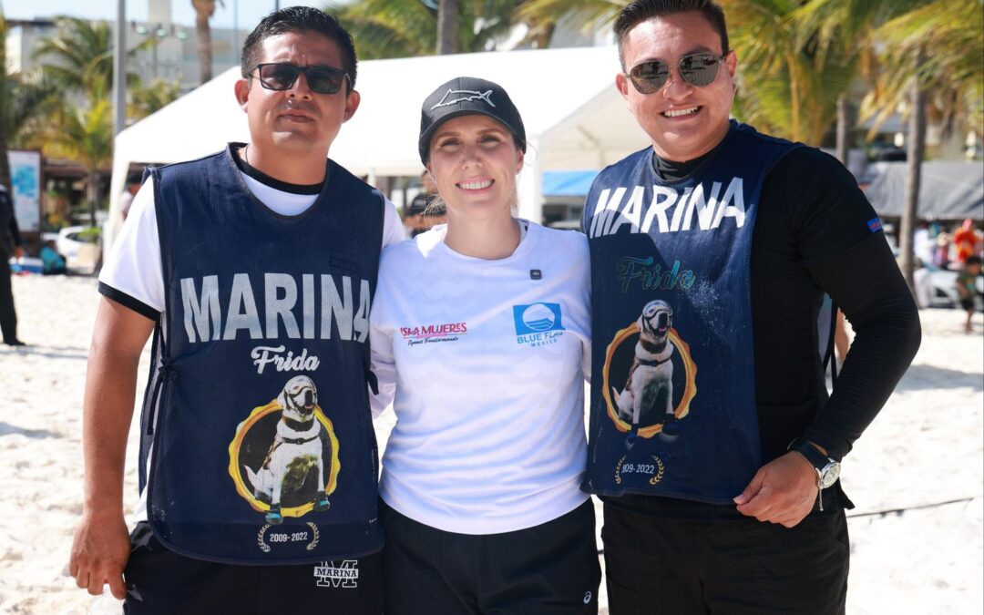 Atenea Gómez Ricalde supervisa playas de Isla Mujeres para brindar una Semana Santa segura y ordenada