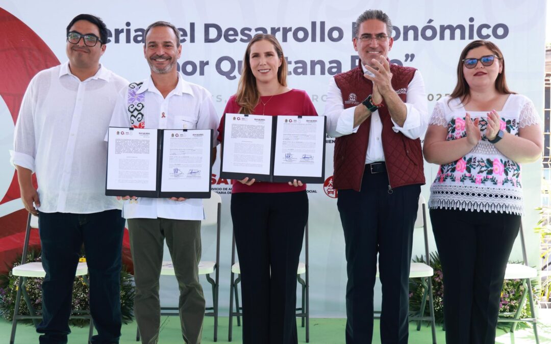 Impulsan bienestar de familias isleñas con Feria de Desarrollo Económico por Quintana Roo en Isla Mujeres