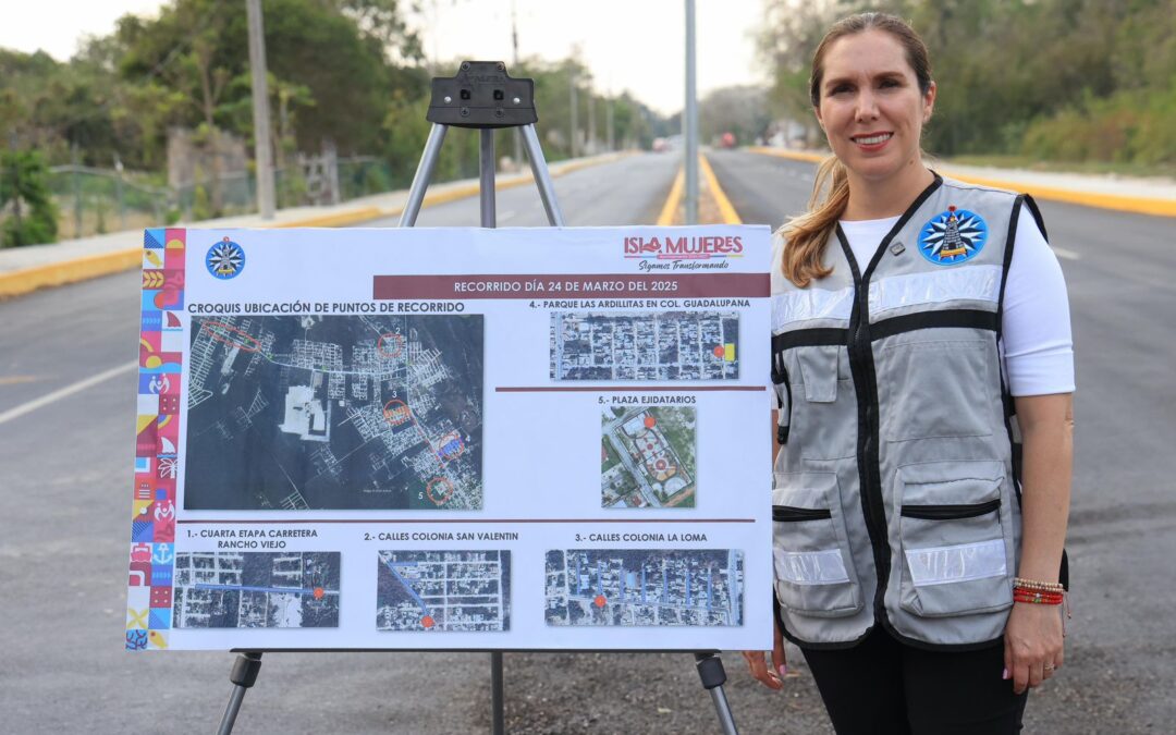 Isla Mujeres invertirá más de 173 millones de pesos en obra pública en 2025