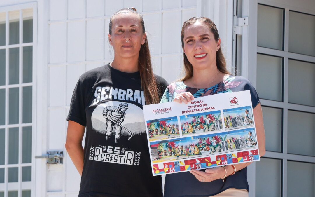 Atenea Gómez Ricalde anuncia mural ganador para el Centro de Bienestar Animal
