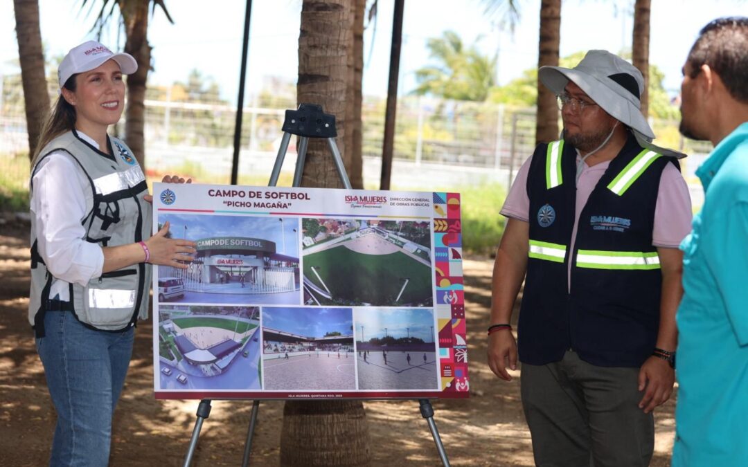 Atenea Gómez Ricalde mejorará el campo de béisbol infantil Ariel “Picho” Magaña