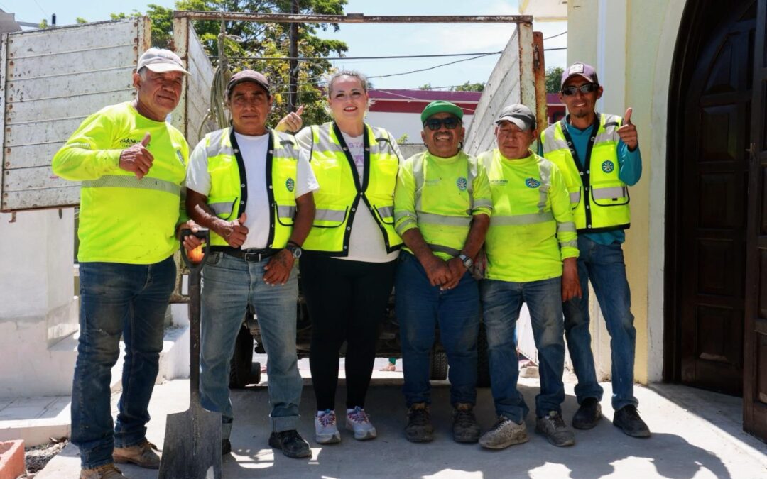 Gobierno de Isla Mujeres concluye limpieza del Cementerio Municipal
