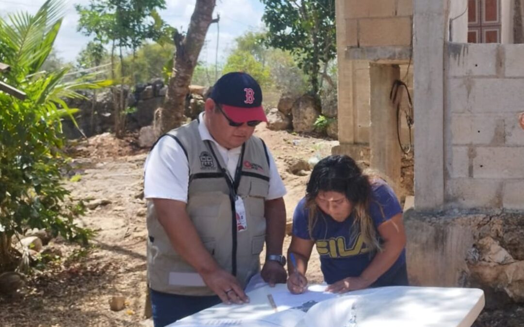 Inicia AGEPRO censo en Felipe Carrillo Puerto para avanzar en la regularización de tierras