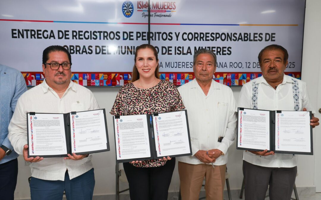 Atenea Gómez Ricalde fortalece el desarrollo urbano ordenado y sostenible en Isla Mujeres