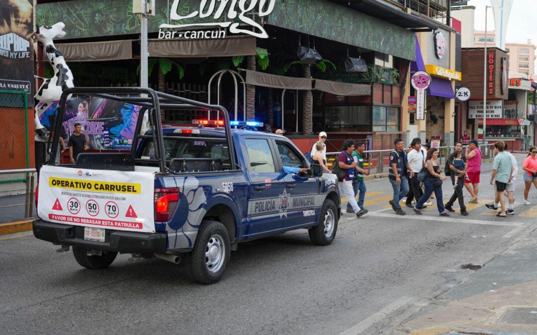 SMSCYT IMPLEMENTA OPERATIVO “CARRUSEL” EN BULEVAR KUKULCÁN PARA FORTALECER LA SEGURIDAD VIAL