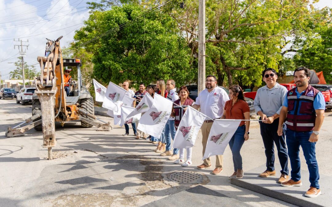 DIEGO CASTAÑÓN LLEVA LA TRANSFORMACIÓN A LA COLONIA EJIDO DE TULUM