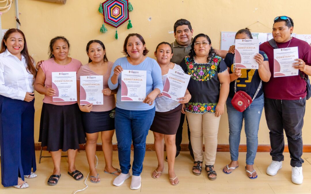 ARTESANOS Y PRODUCTORES DE COBA,ñ EN TULUM, RECIBEN CAPACITACIÓN