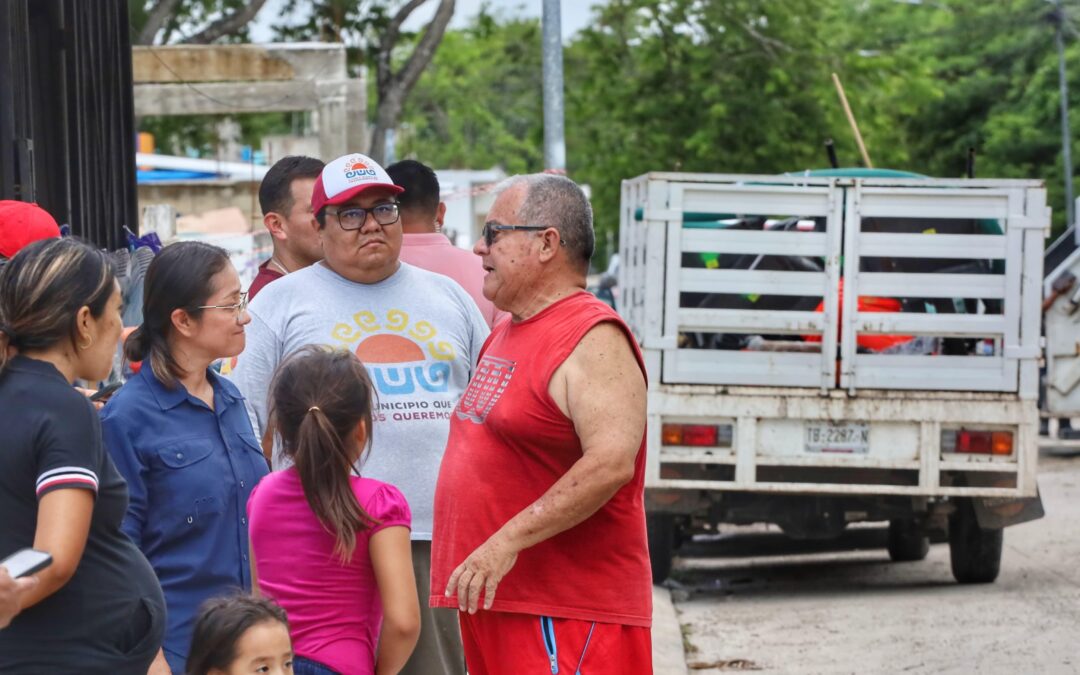 Despliegan brigadas del Operativo Tormenta para atender puntos críticos de Chetumal