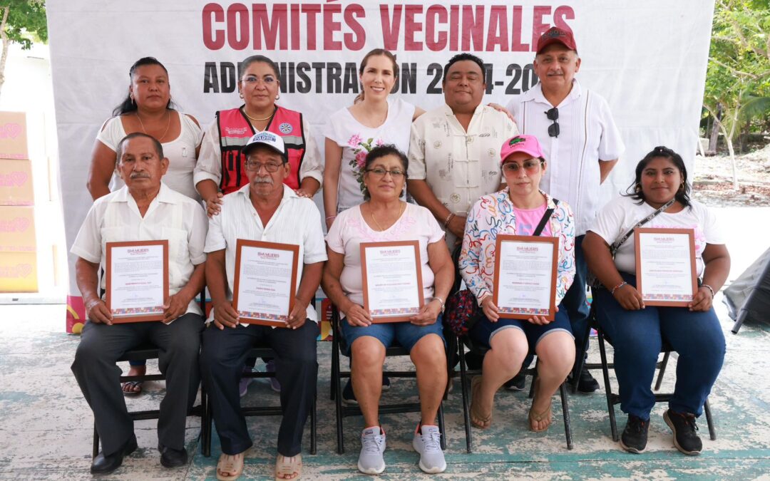 Gobierno de Isla Mujeres instala Comités Vecinales en Zona Agrícola y el poblado de Francisco May