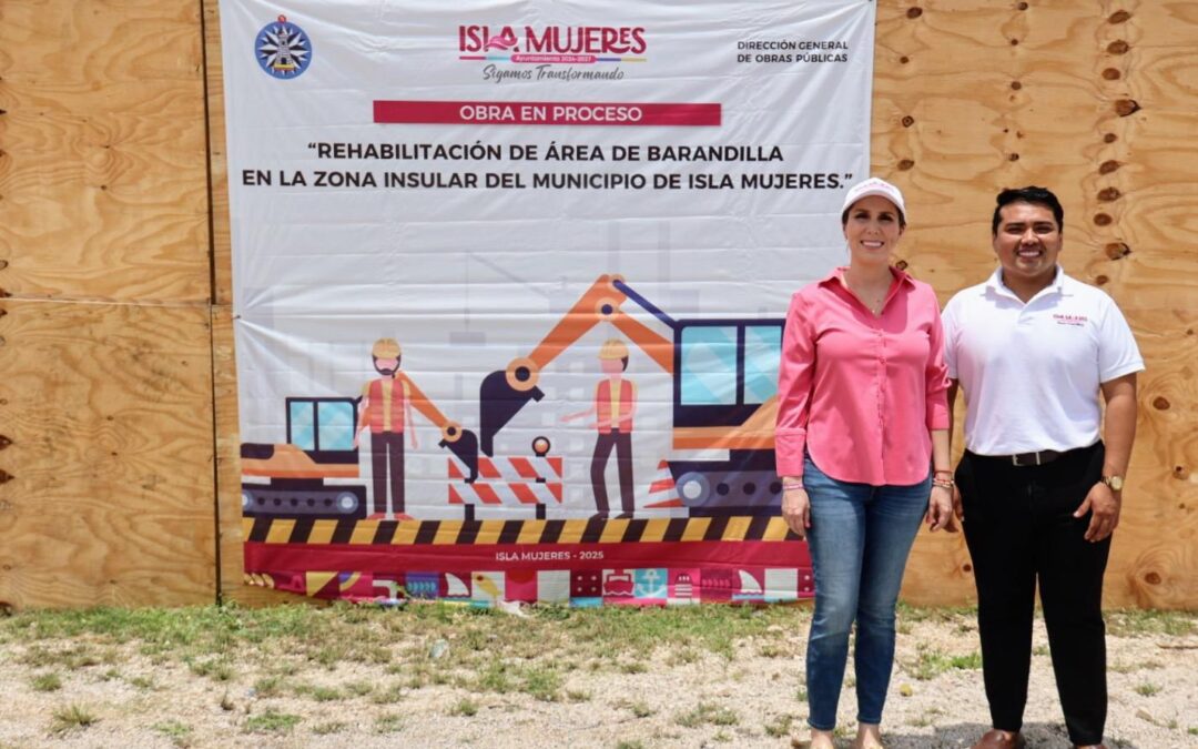 Atenea Gómez Ricalde supervisa obras en instalaciones de Seguridad Ciudadana
