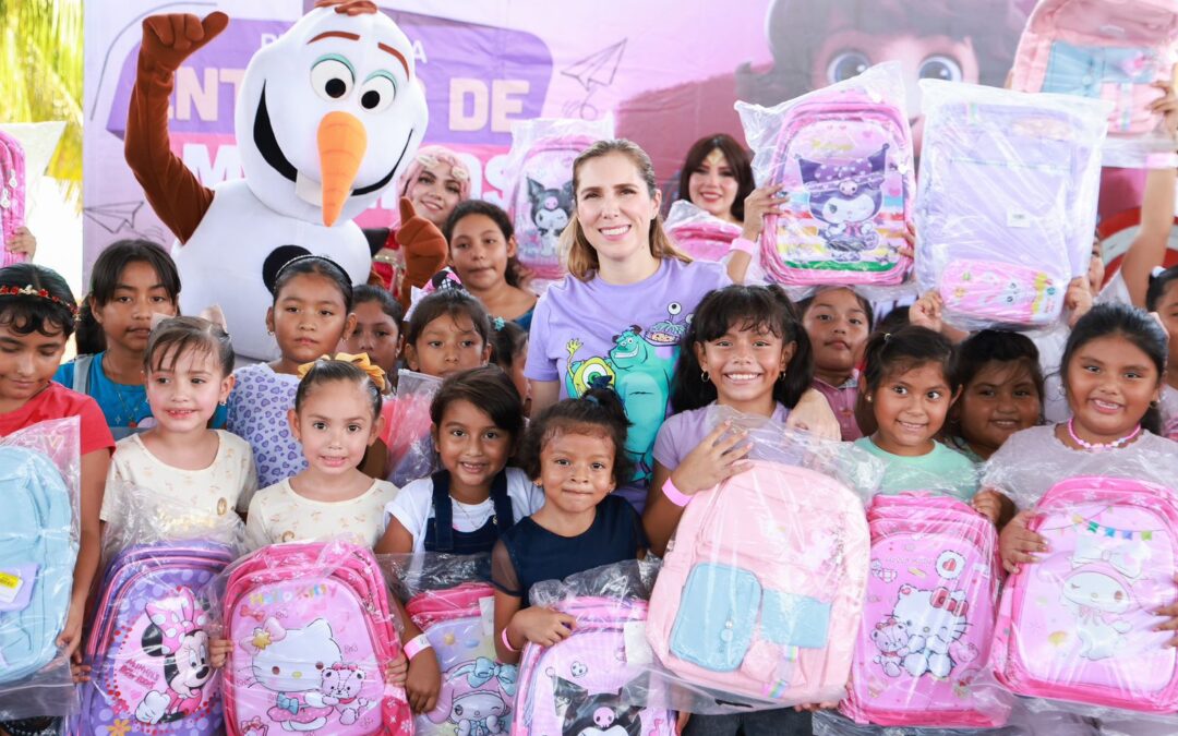 Gobierno de Isla Mujeres anuncia fecha de entrega mochilas y computadoras del programa “Transformando la Educación”