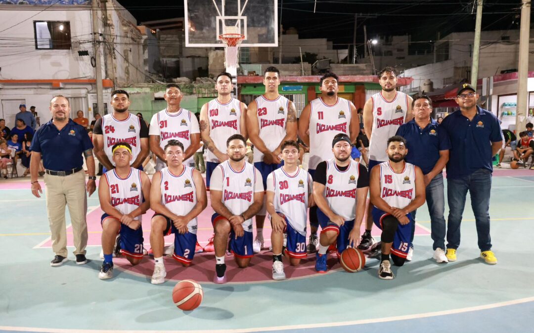 Isla Mujeres celebra el triunfo de los Caguameros en semifinales de la Liga Maya de Básquetbol