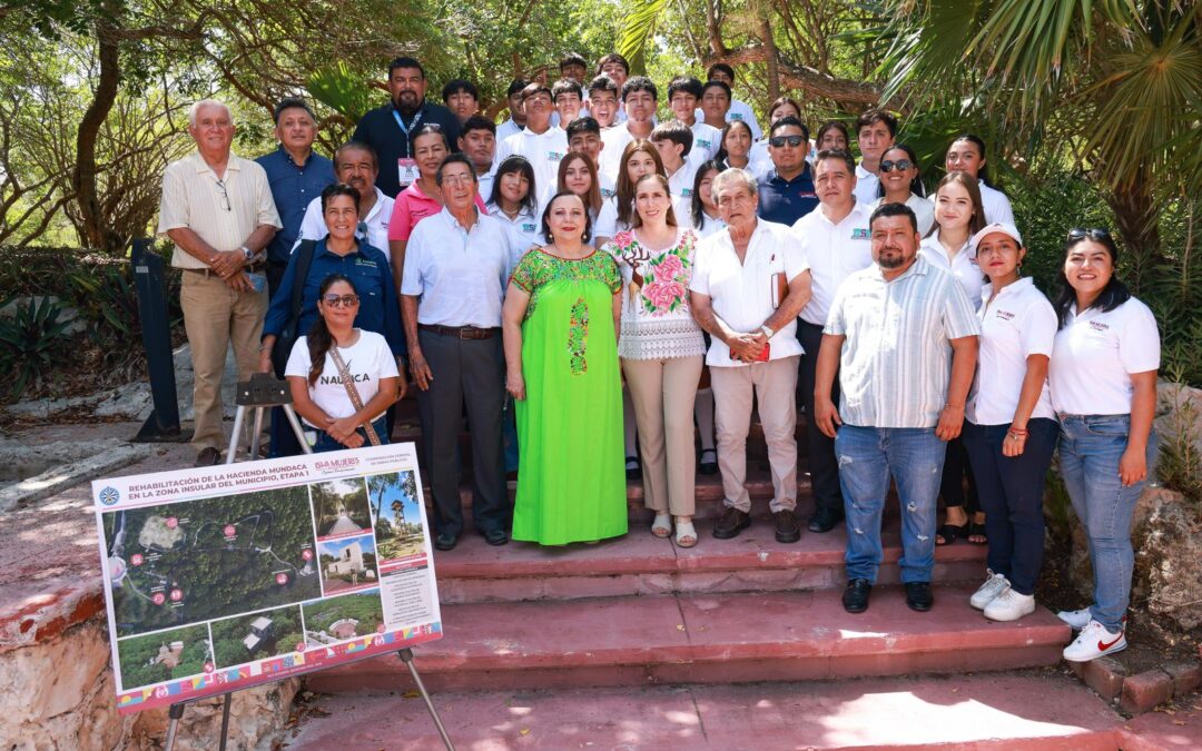 Atenea Gómez Ricalde inicia la rehabilitación de la Hacienda Mundaca en Isla Mujeres