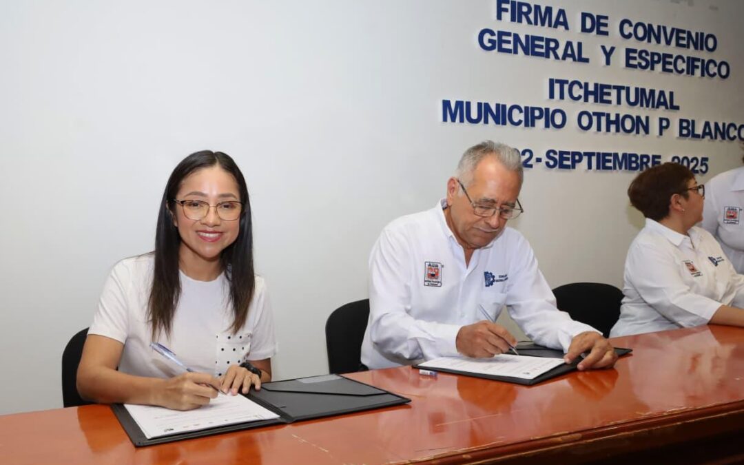 El Municipio de Othón P. Blanco y el Instituto Tecnológico de Chetumal firman histórico convenio de colaboración