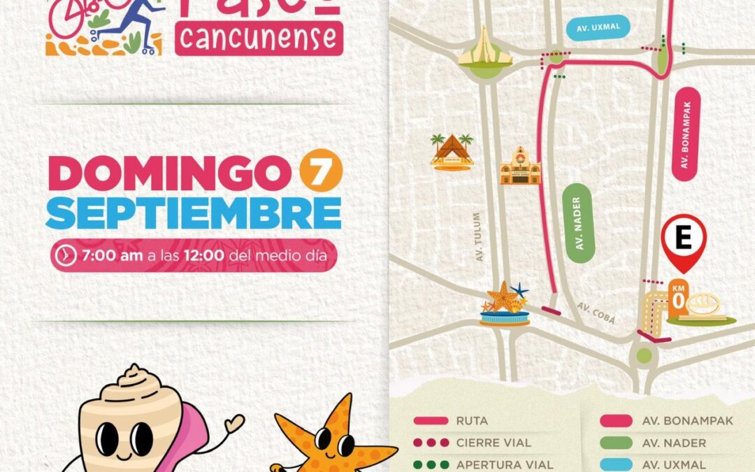 REALIZARÁ GOBIERNO DE BJ OCTAVA EDICIÓN DE “PASEO CANCUNENSE”