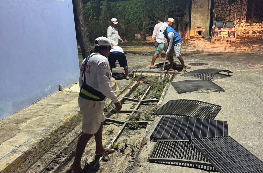 Acciones preventivas del Gobierno Municipal permiten rápida respuesta ante lluvias en Isla Mujeres