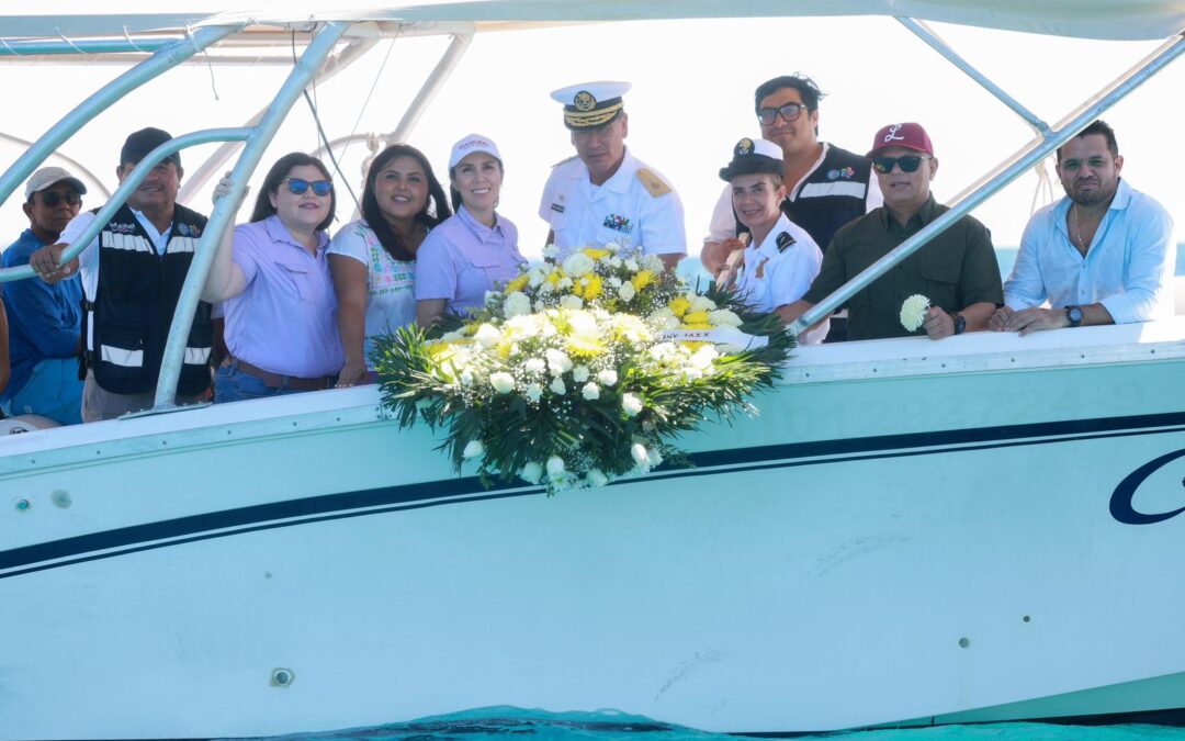 Gobierno Municipal conmemora el XXVI Día Municipal del Pescador en Isla Mujeres