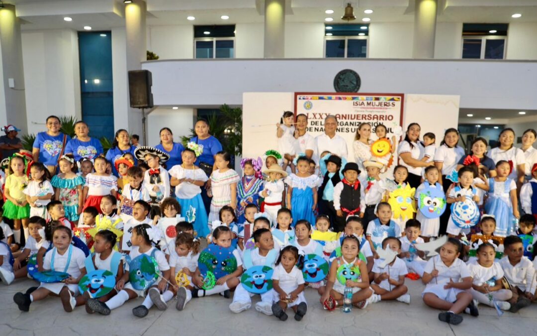Gobierno Municipal fomenta la paz entre las infancias con Desfile de las Naciones Unidas