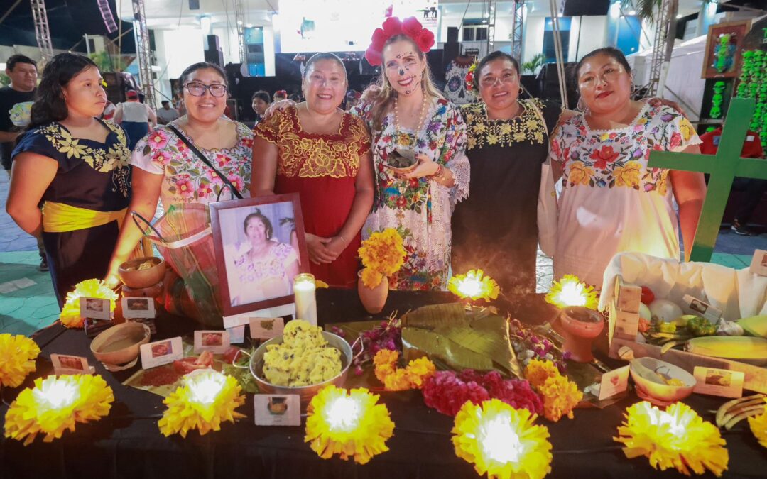Hanal Pixán: Noche de Tradiciones llenó de cultura, identidad y orgullo a Isla Mujeres