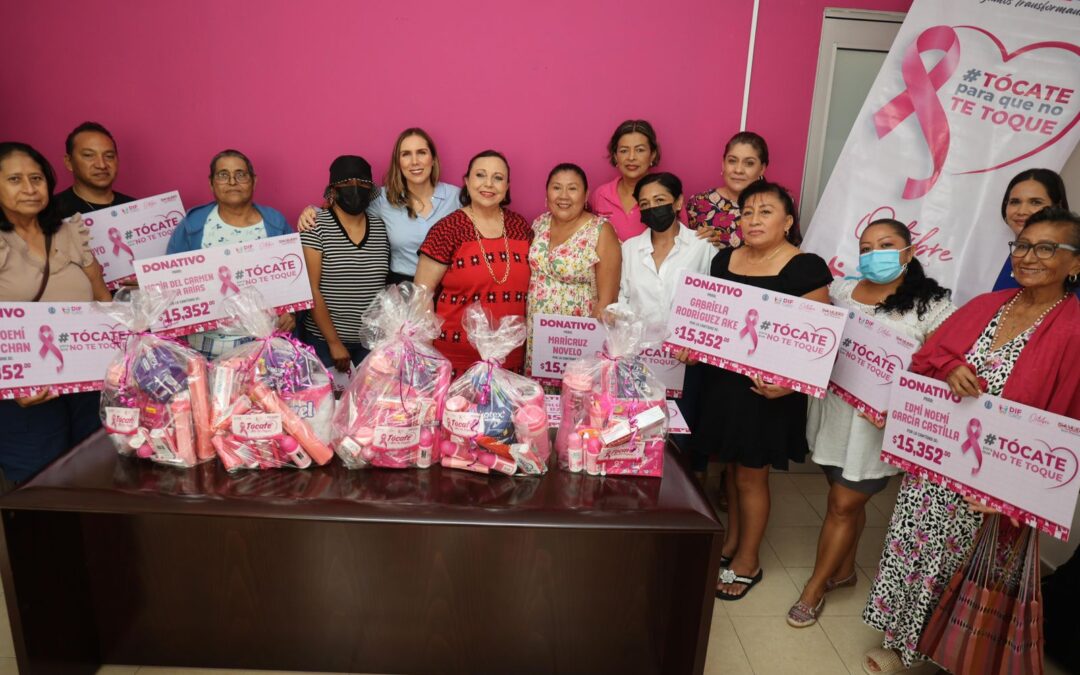 Atenea Gómez Ricalde presenta resultados de la campaña del Mes Rosa a favor de la prevención del cáncer de mama