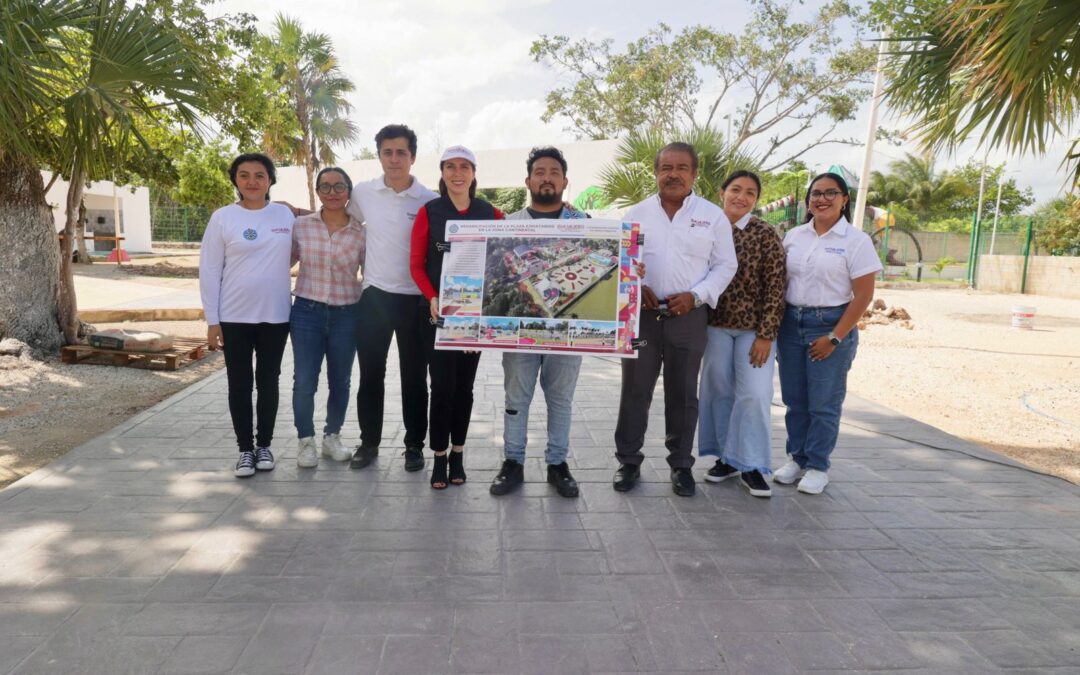 Atenea Gómez Ricalde anuncia inicio de la construcción de la tercera etapa de Plaza Ejidatarios en Ciudad Mujeres