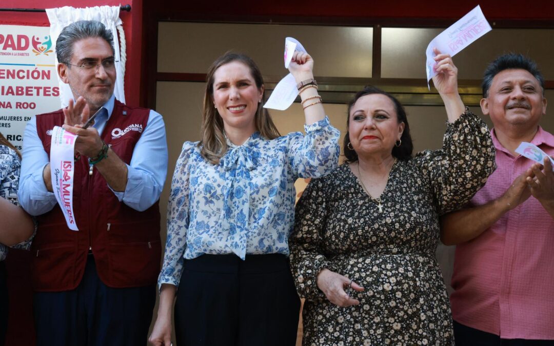 Atenea Gómez Ricalde inaugura el primer Centro de Prevención y Atención de la Diabetes en Isla Mujeres