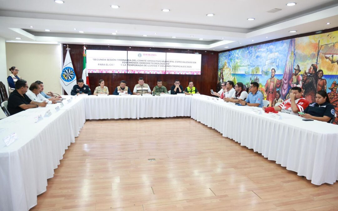 Gobierno de Isla Mujeres concluye la Temporada de Lluvias y Ciclones Tropicales 2025 con la Clausura del Comité Operativo Municipal