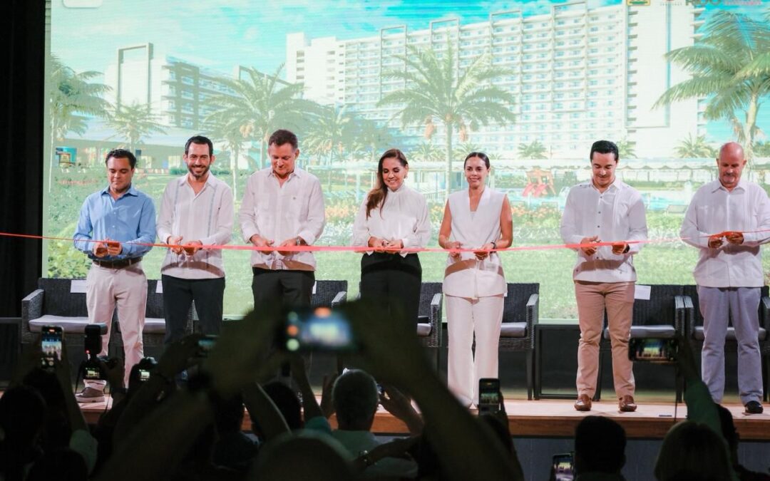 Acompaña Mara Lezama Espinosa, la apertura del Hotel Riu Ventura en Cancún